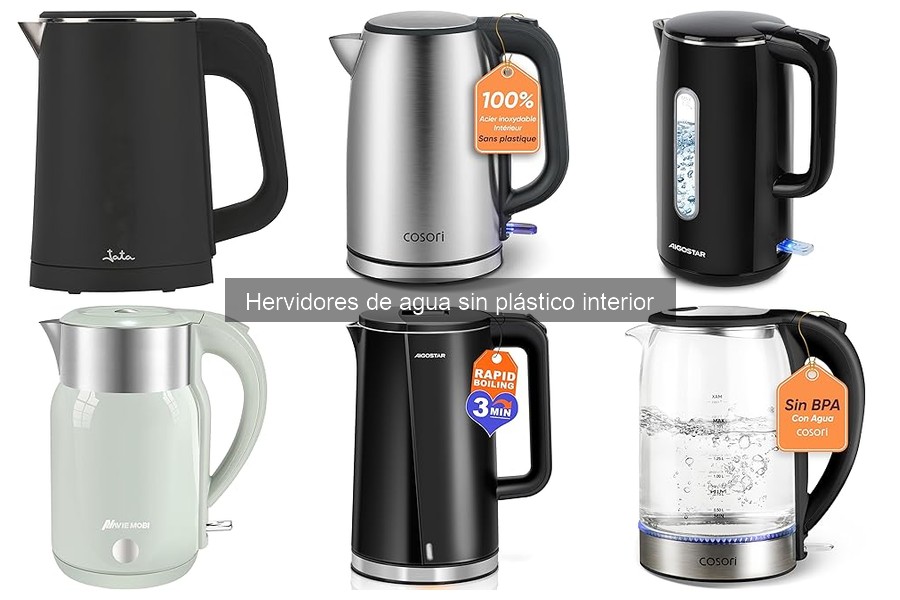 Mantenimiento de hervidores de agua sin plástico interior