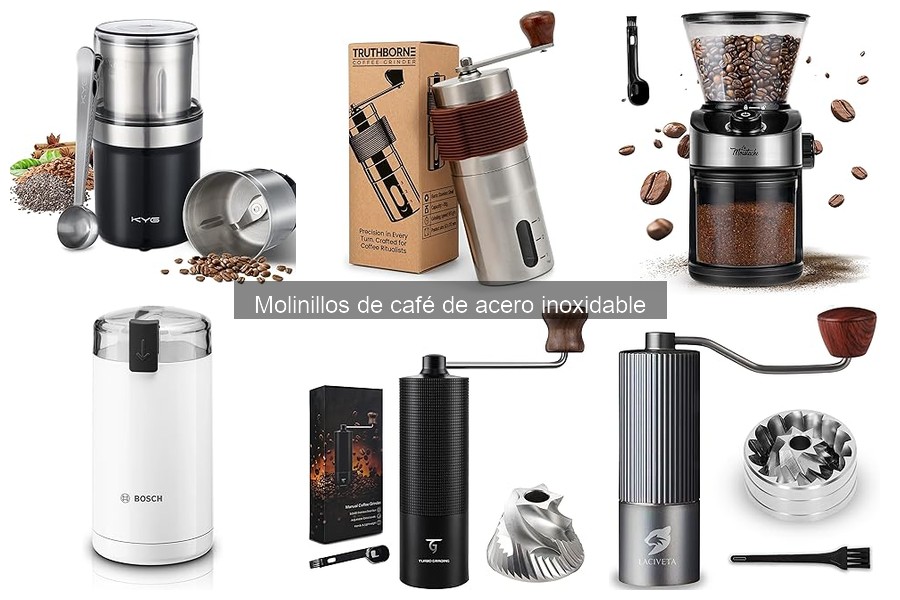Mantenimiento de molinillos de café de acero inoxidable