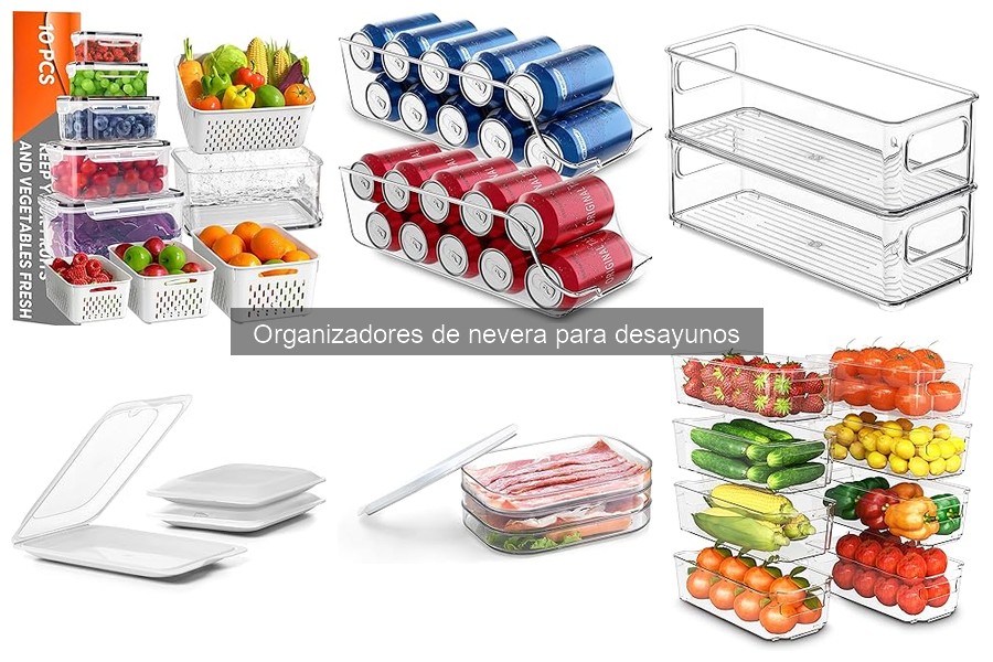 Mantenimiento de Organizadores de Nevera para Desayunos