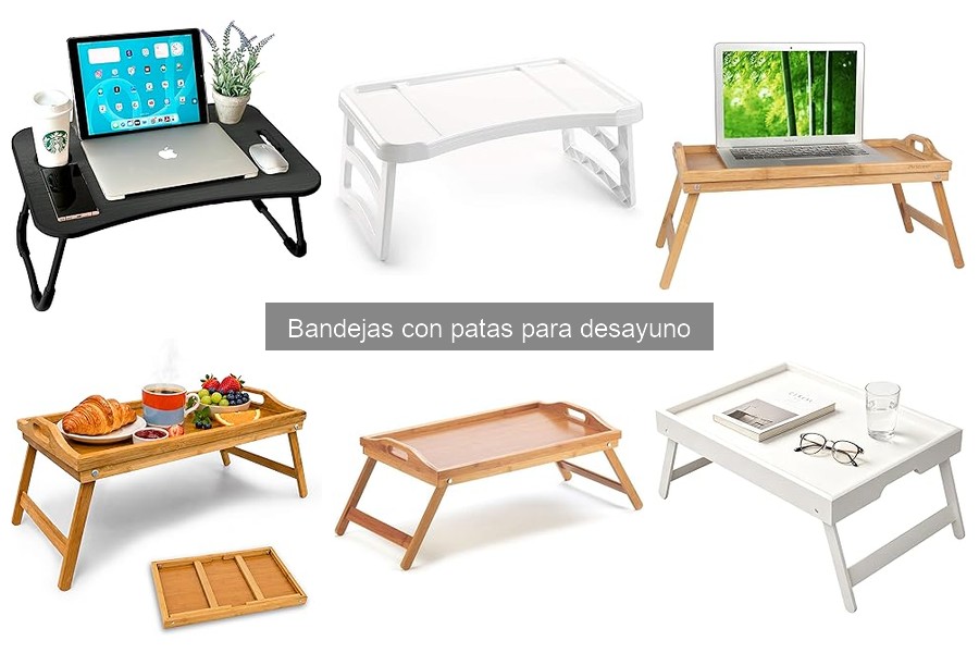 Mantenimiento y limpieza de bandejas con patas para desayuno