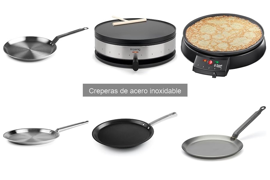 Mantenimiento y limpieza de creperas de acero inoxidable