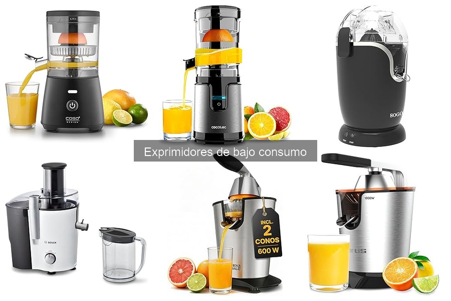 Mantenimiento y limpieza de exprimidores de bajo consumo