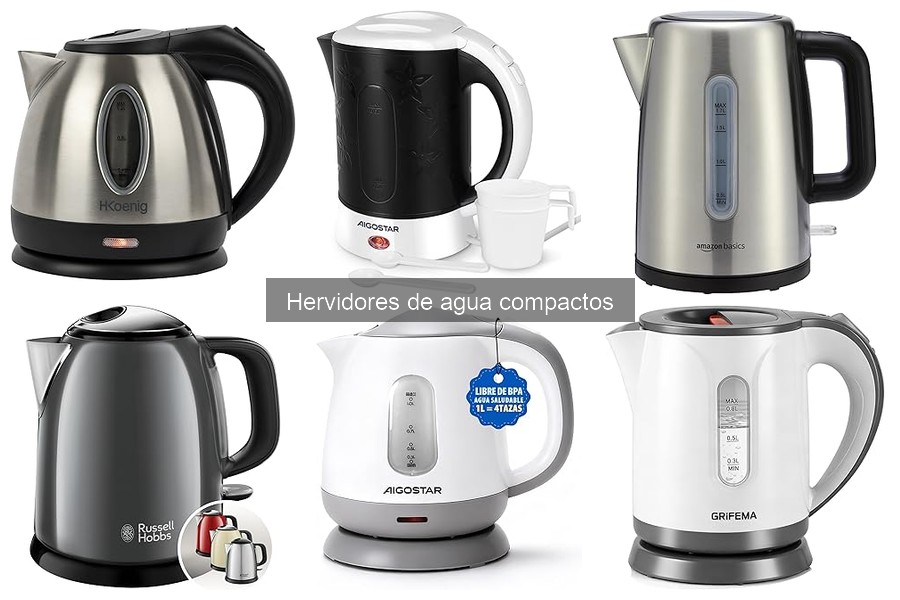 Mantenimiento y limpieza de hervidores de agua compactos