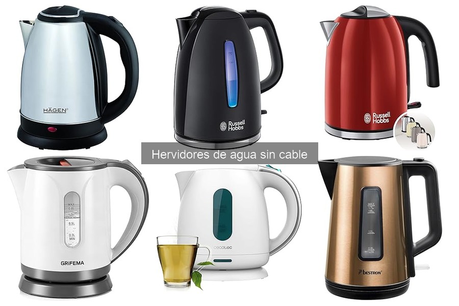 Mantenimiento y limpieza de hervidores de agua sin cable