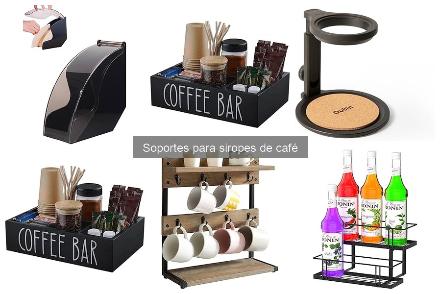 Mantenimiento y limpieza de soportes para siropes de café