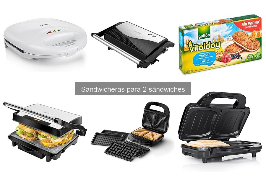 Mantenimiento y limpieza de una sandwichera para 2 sándwiches