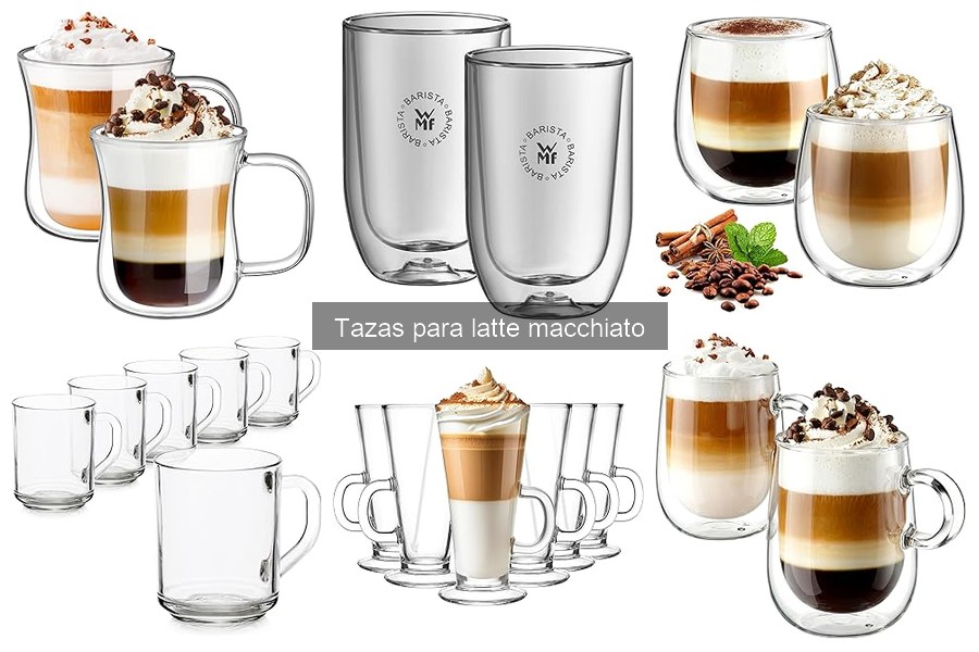 Materiales ideales para tazas de latte macchiato