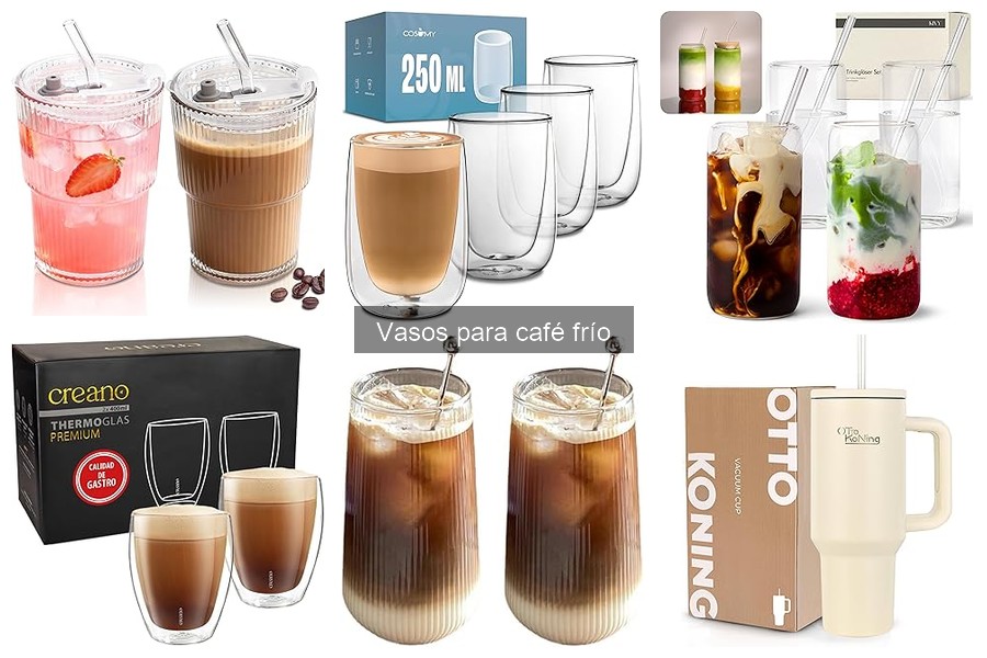 Materiales ideales para vasos de café frío: guía completa