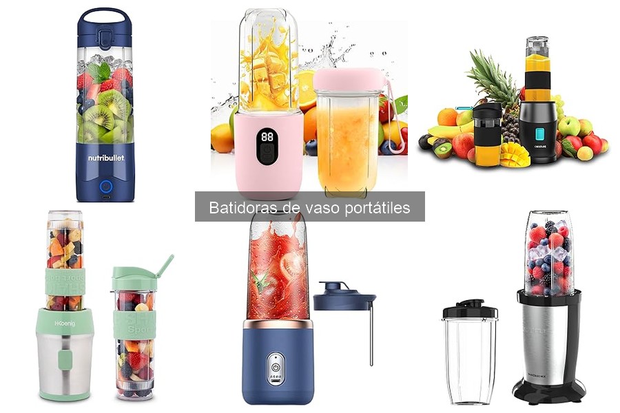 Mejor batidora de vaso portátil para camping y viajes