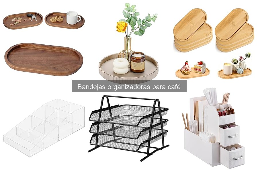 Mejores bandejas organizadoras para café según tu estilo de cocina