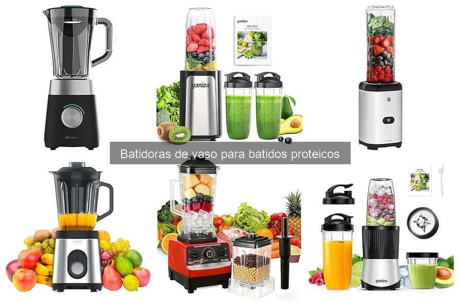 Mejores batidoras de vaso para batidos proteicos comparativa