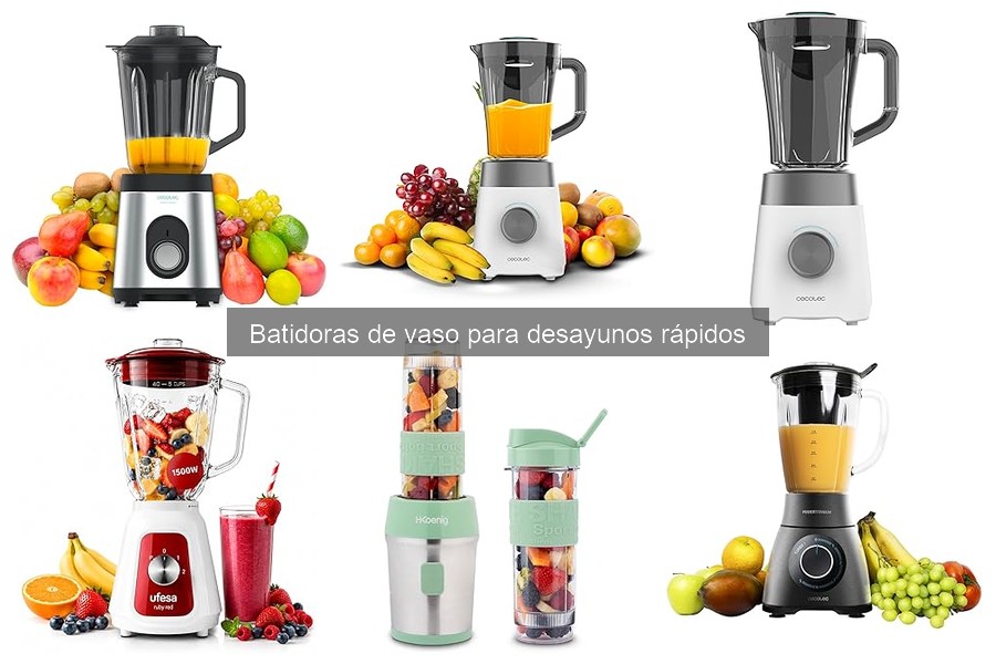 Mejores batidoras de vaso para smoothies: comparativa 2023