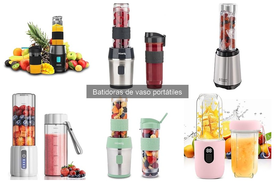 Mejores batidoras de vaso portátiles para smoothies 2023
