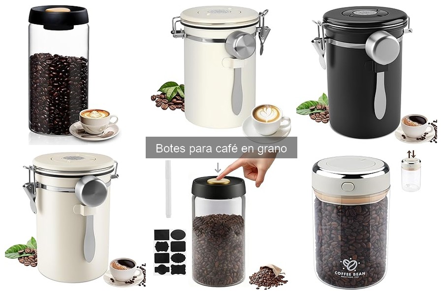 Mejores botes para café en grano del año 2023