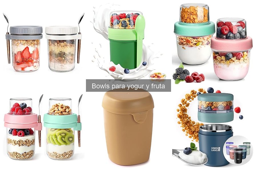 Mejores bowls para yogur y fruta en 2023: Comparativa