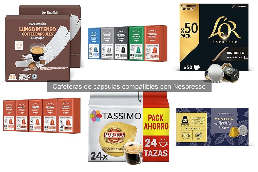 Mejores cafeteras de cápsulas compatibles con Nespresso 2023