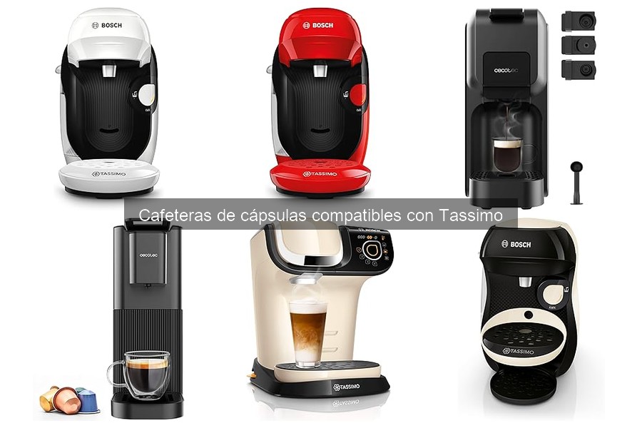 Mejores cafeteras de cápsulas compatibles con Tassimo