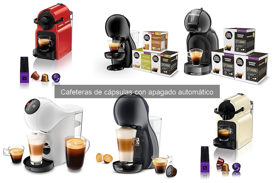 Mejores cafeteras de cápsulas con apagado automático para familias