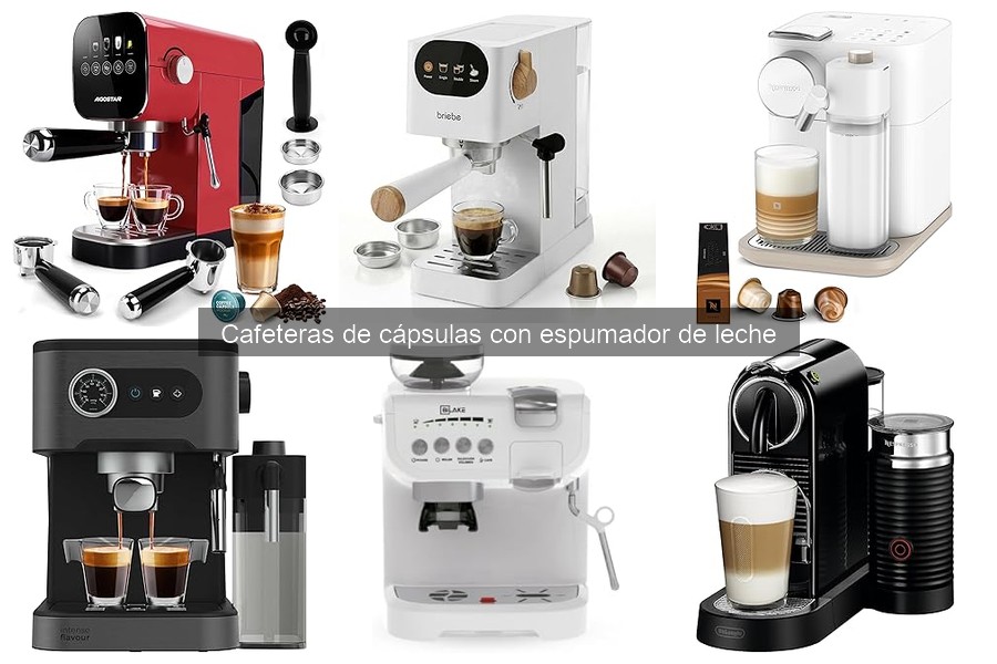 Mejores cafeteras de cápsulas con espumador para familias