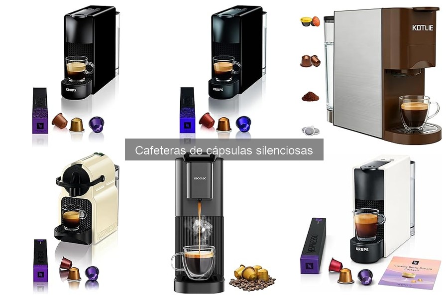 Mejores cafeteras de cápsulas silenciosas para apartamentos