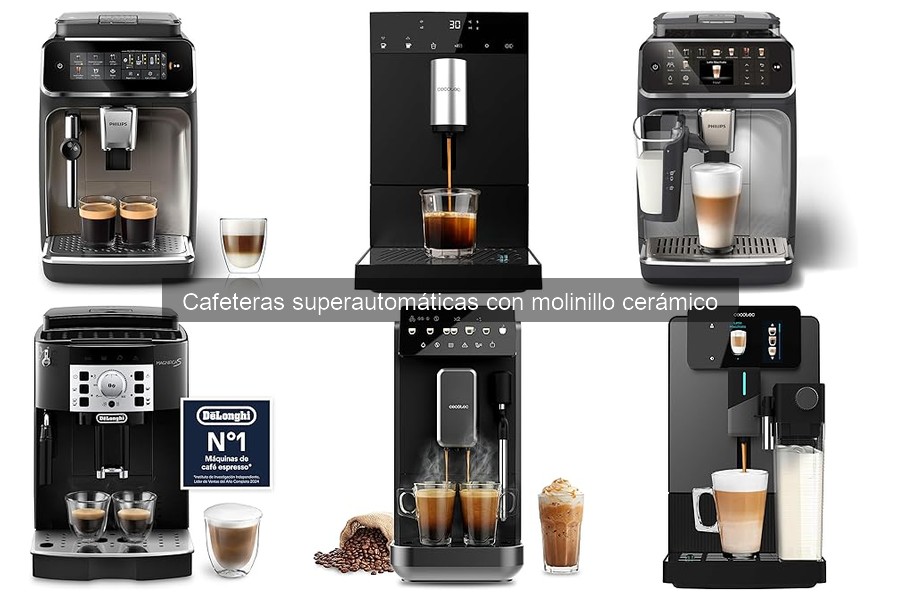 Mejores cafeteras superautomáticas con molinillo cerámico 2023