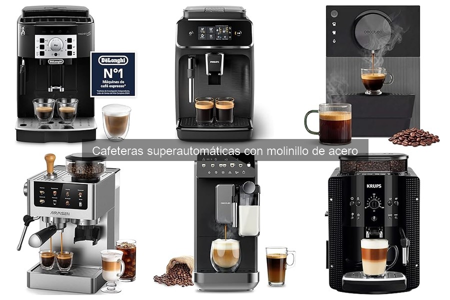 Mejores cafeteras superautomáticas con molinillo de acero 2023