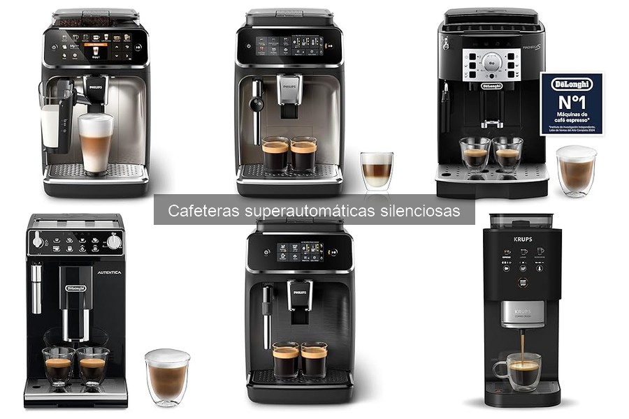 Mejores cafeteras superautomáticas silenciosas para espacios pequeños
