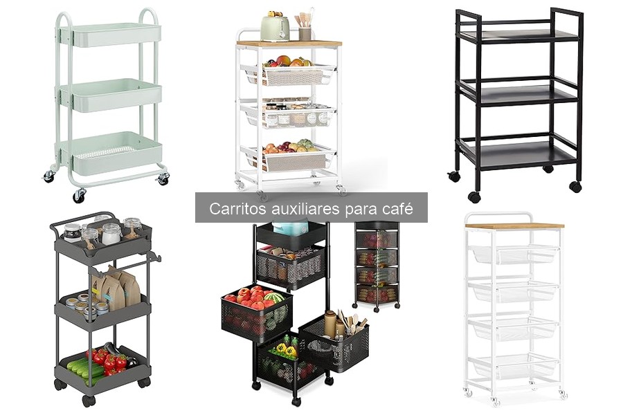 Mejores carritos auxiliares para café según presupuesto