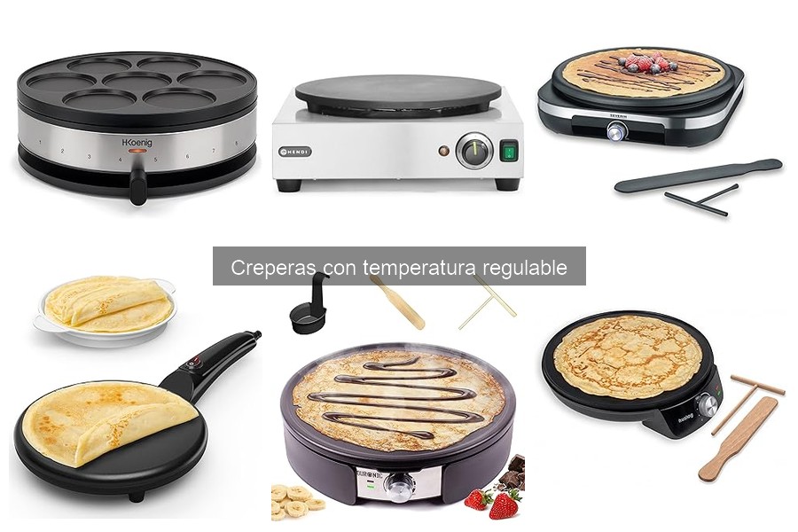 Mejores creperas con temperatura regulable para tus desayunos