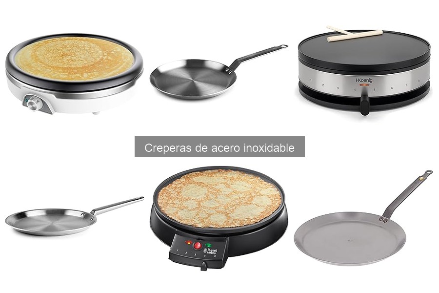 Mejores creperas de acero inoxidable en 2023