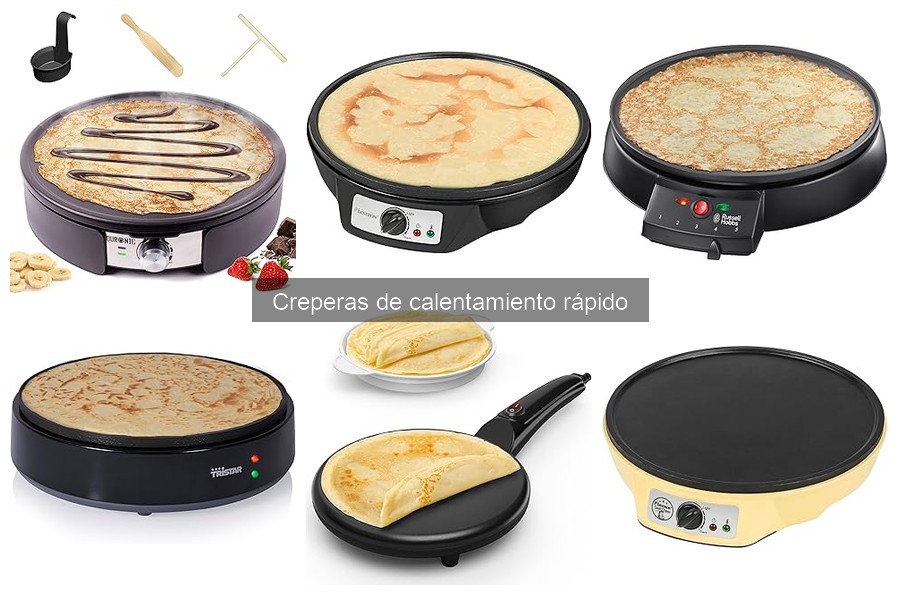 Mejores creperas de calentamiento rápido para tu hogar