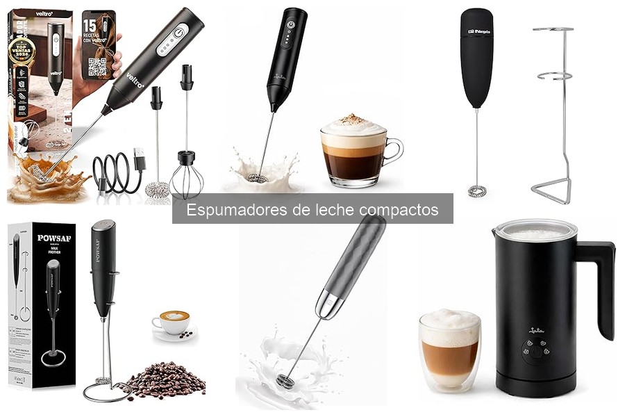 Mejores espumadores de leche compactos: comparativa 2023