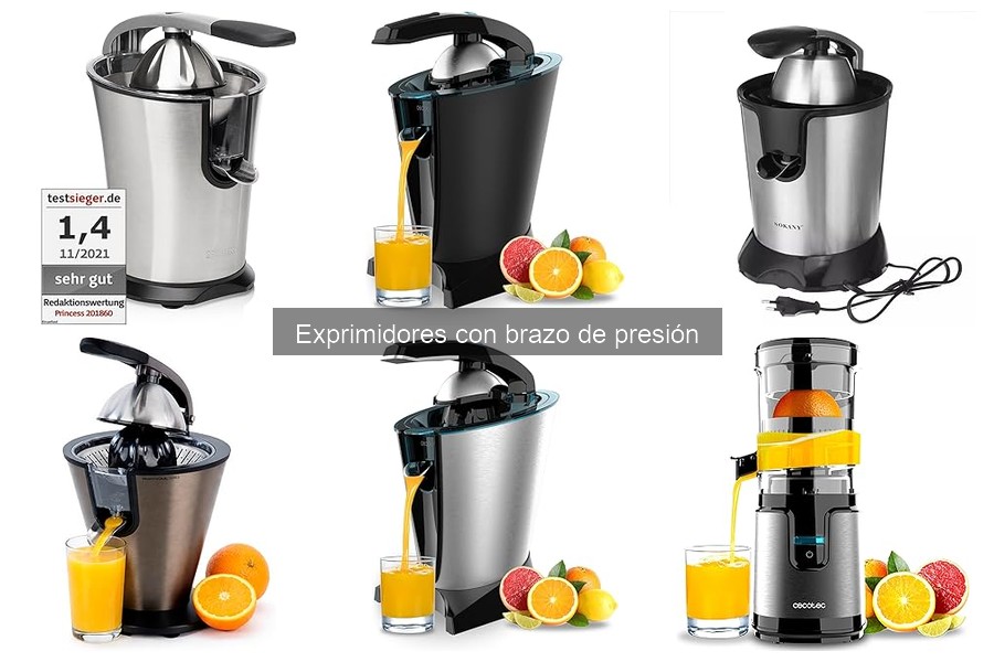 Mejores exprimidores con brazo de presión para el hogar