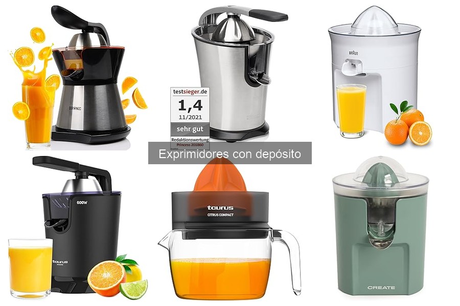 Mejores exprimidores con depósito económicos para tu hogar