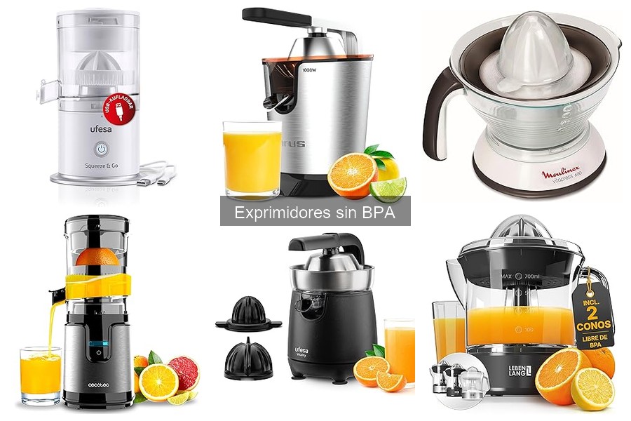 Mejores exprimidores sin BPA: comparación y opciones destacadas