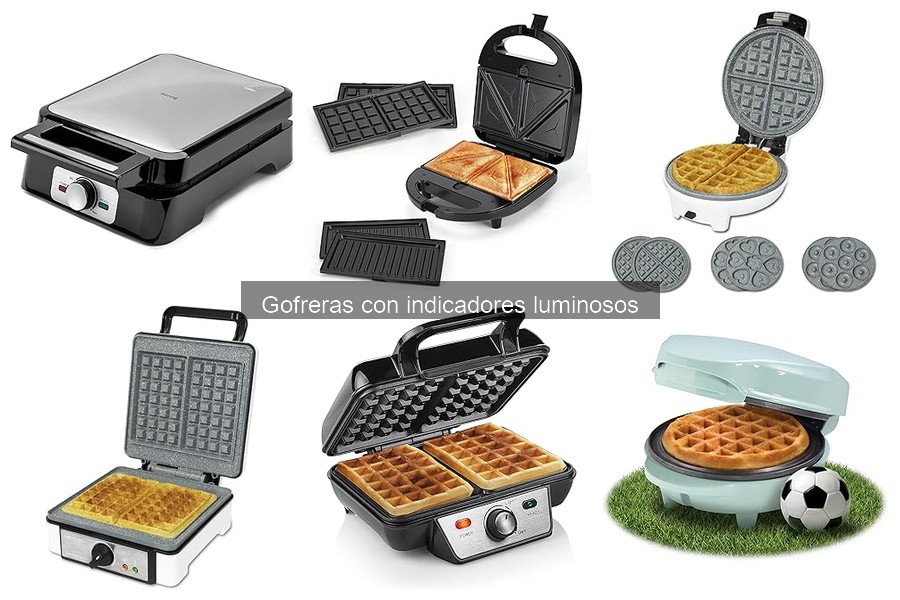 Mejores gofreras con indicadores luminosos para familias