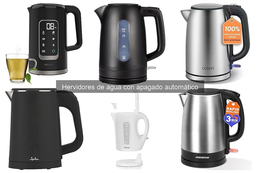 Mejores hervidores de agua con apagado automático en 2023