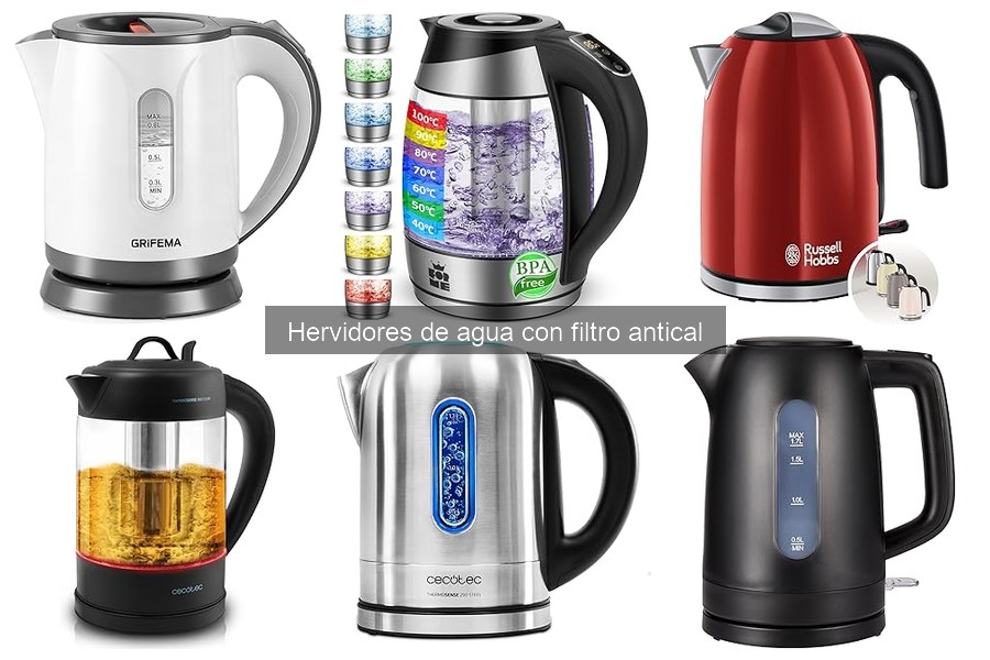 Mejores hervidores de agua con filtro antical para el hogar