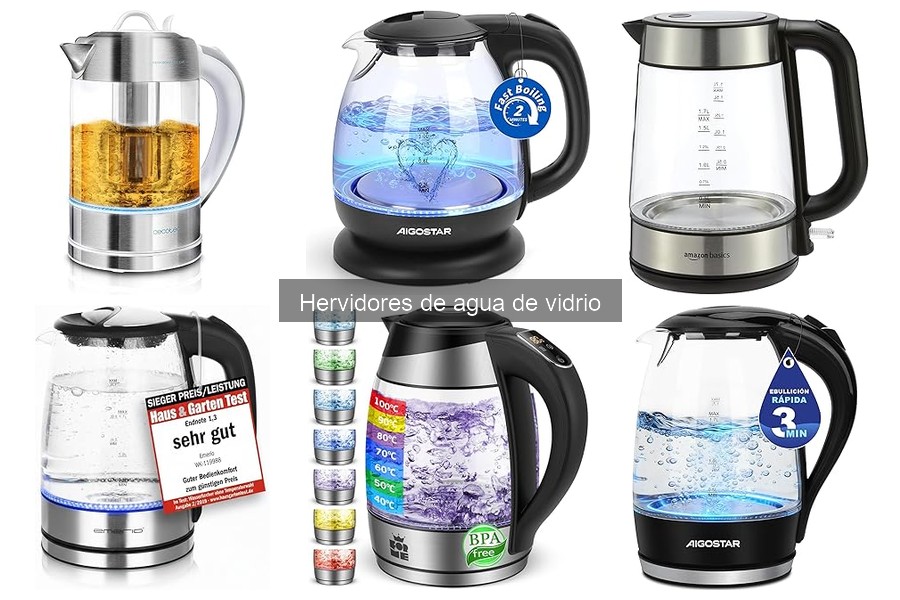 Mejores hervidores de agua de vidrio para uso diario