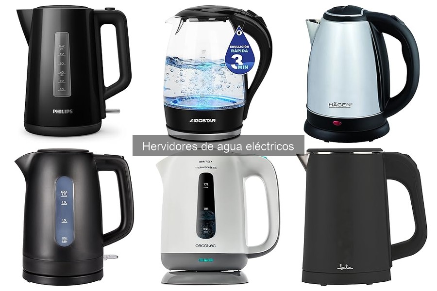 Mejores hervidores de agua eléctricos para uso doméstico
