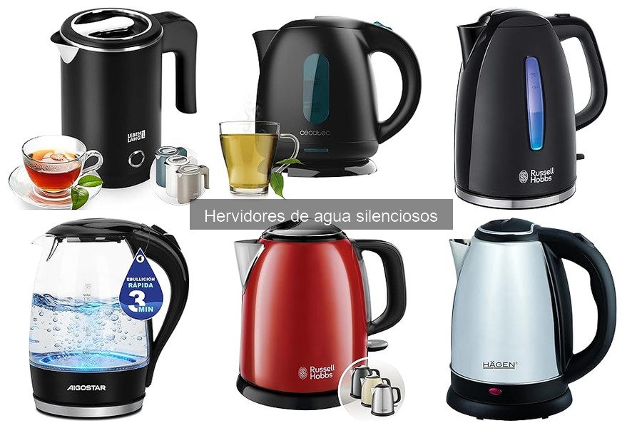 Mejores hervidores de agua silenciosos: Comparativa 2023