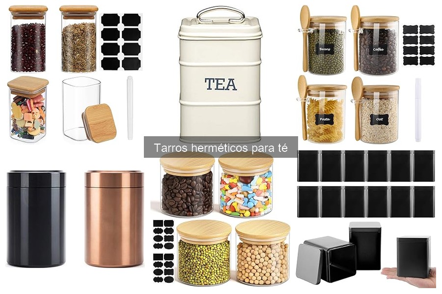 Mejores lugares para comprar tarros herméticos para té