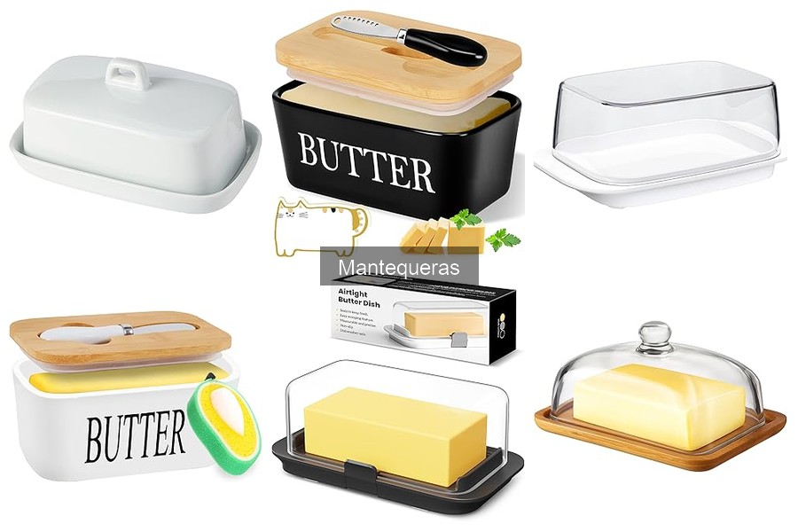 Mejores mantequeras para conservar la mantequilla en casa