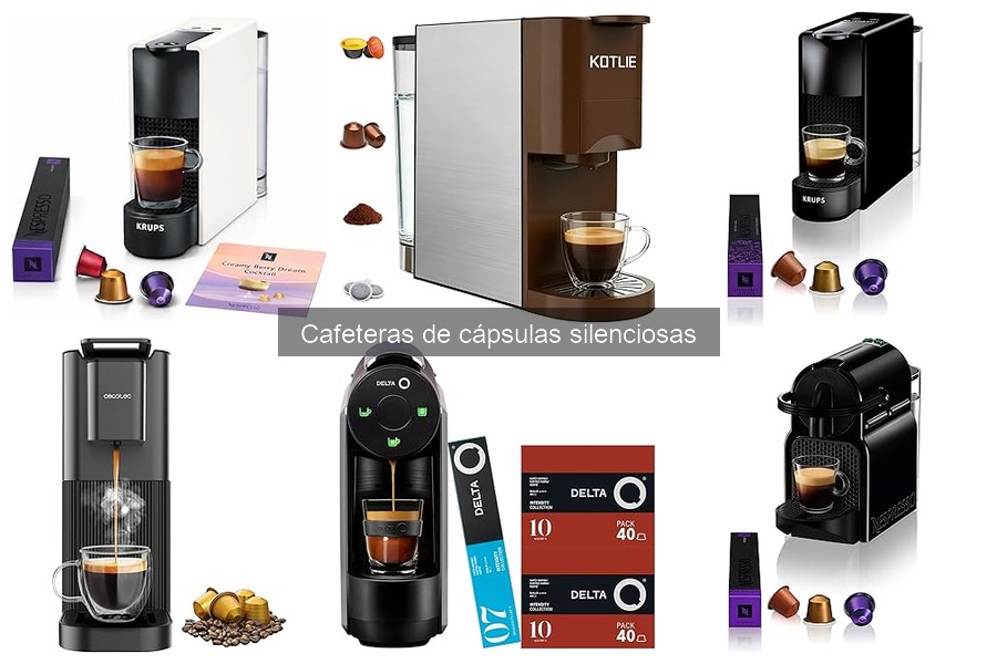 Mejores marcas de cafeteras de cápsulas silenciosas