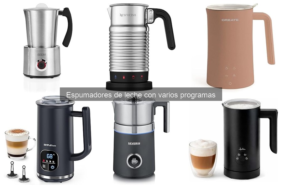 Mejores marcas de espumadores de leche para tus desayunos