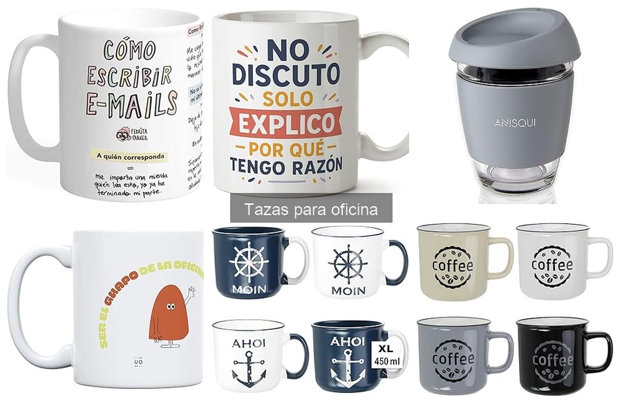** Mejores materiales para tazas de oficina: comparación y ventajas