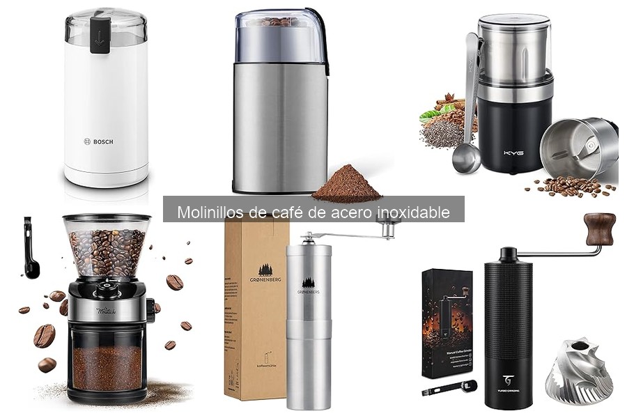 Mejores molinillos de café de acero inoxidable para casa
