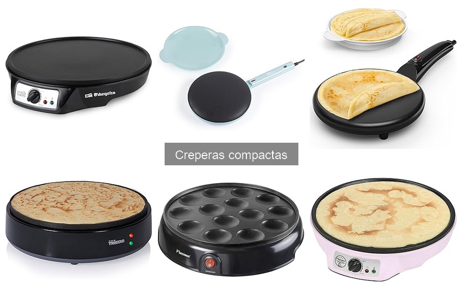 Mejores ofertas en creperas compactas para disfrutar en casa