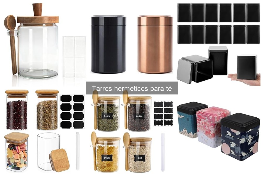 Mejores ofertas en tarros herméticos para té en 2023