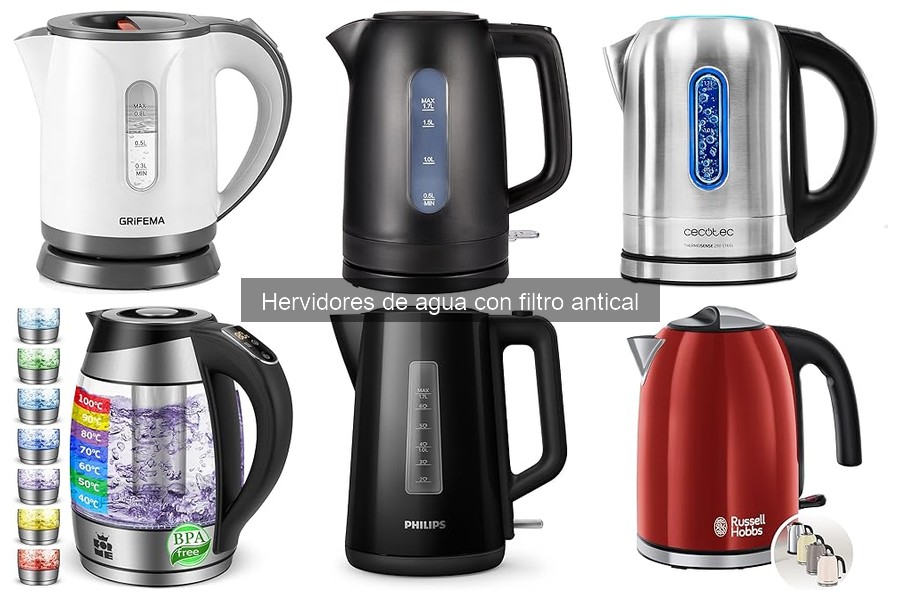 Mejores ofertas y precios de hervidores de agua con filtro antical